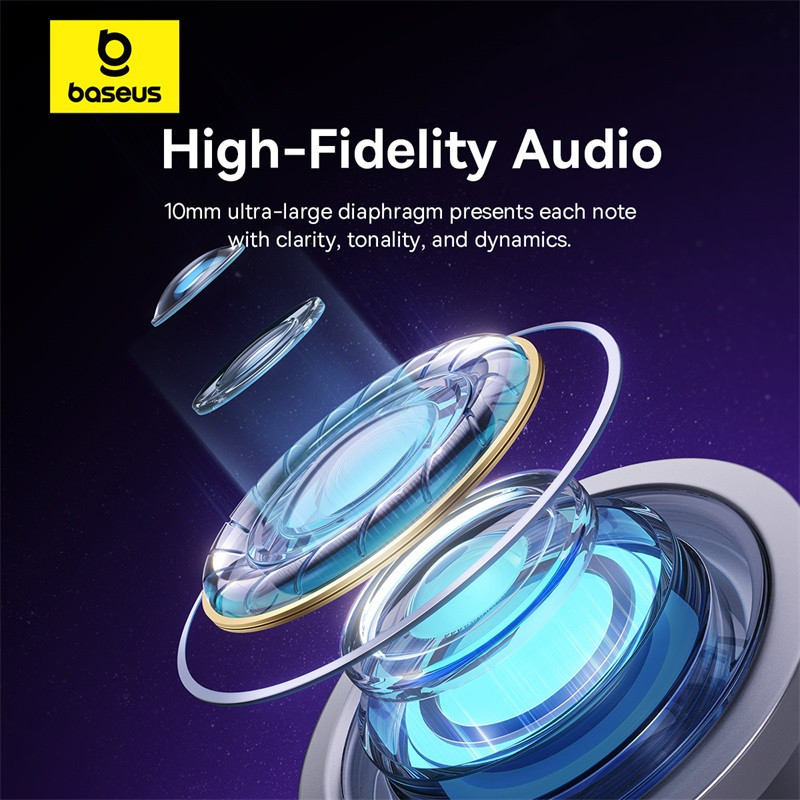 Навушники Baseus Encok HZ11 Білий Місяць Київ - фото 3