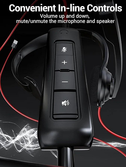 Легкие проводные наушники-гарнитура с микрофоном NUBWO HW02 Харьков - изображение 4