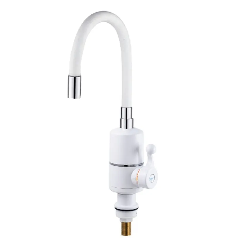 Кран-водонагреватель на мойку Zerix ELW06-F-WHITE 3,3 kW с гибким силиконовым изливом (ZX5857) Черновцы - изображение 1