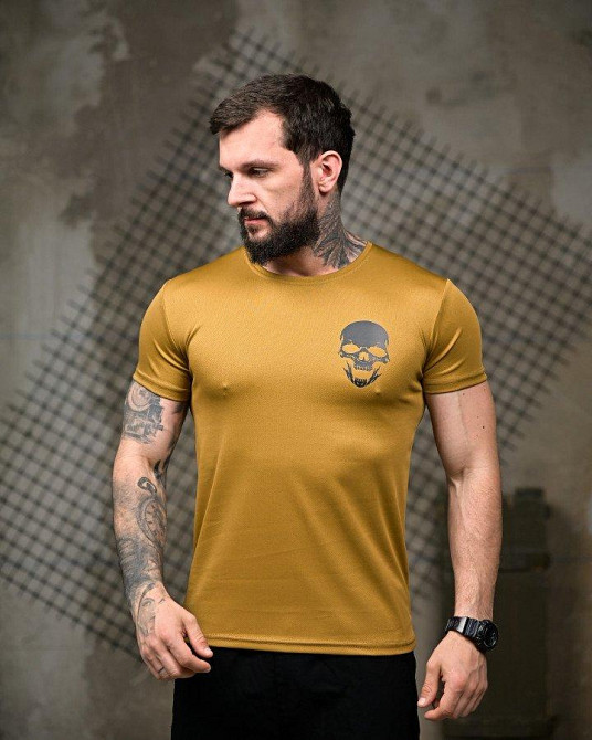 Тактична потовідвідна футболка Король посадки coyot ПП7845 Одеса - фото 2