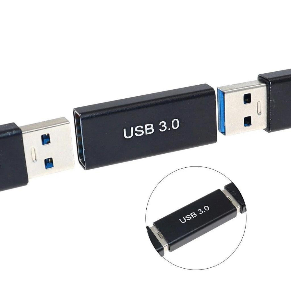 З'єднувач адаптер-перехідник прямий USB 3.0 Female - USB 3.0 Female Луцьк - фото 3