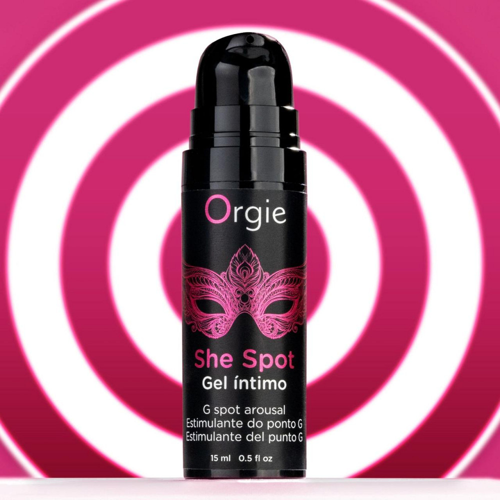 Гель для стимуляції точки G Orgie She Spot Intimate Gel, 15 мл, тепло-холод, ефект вібрації Sex Aura Київ - фото 4
