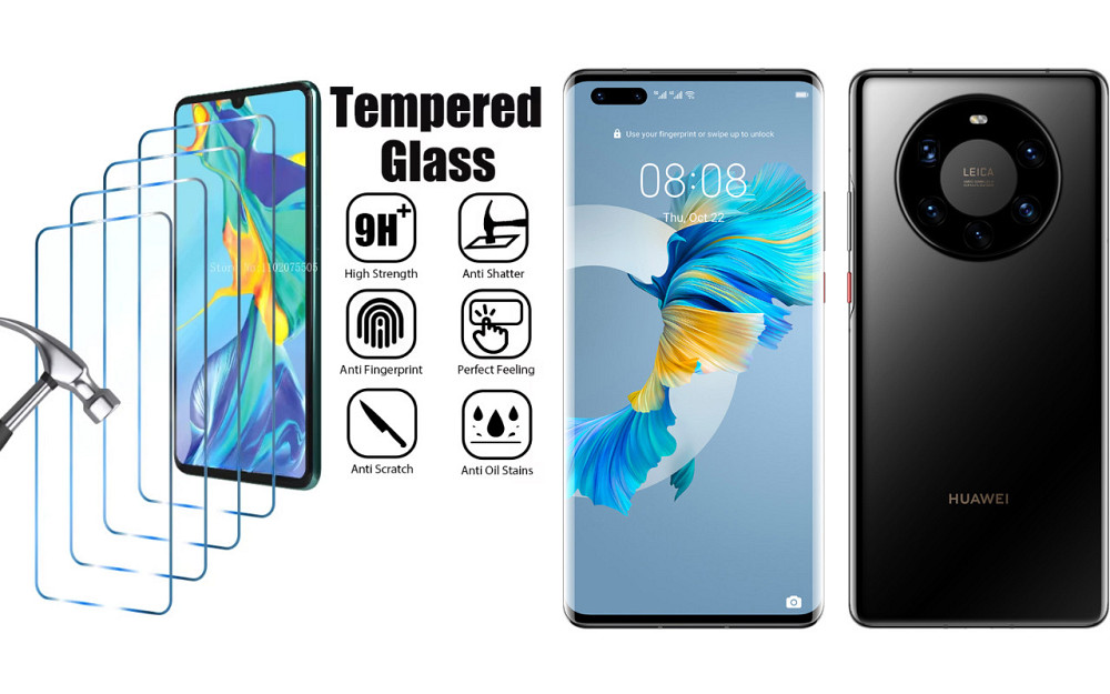 Захисне скло ArmorGlass для Huawei Mate 40 – стійке до подряпин та ударів Київ - фото 1
