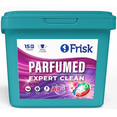 Капсули для прання Frisk Parfumed Expert Clean 15 шт. (4820197122592) Вінниця - фото 1