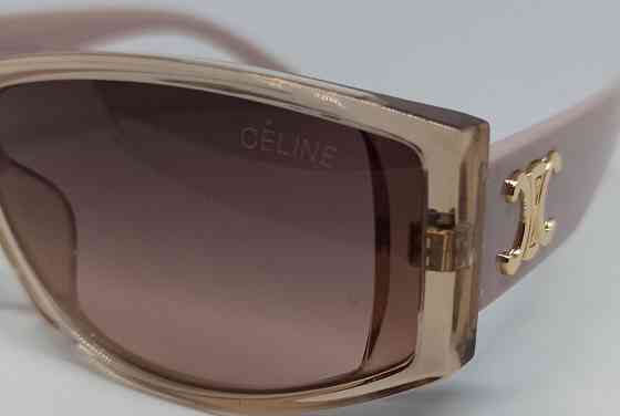 Брендові коричневі з рожевим жіночими трендовими окулярами від сонця градієнт. Київ