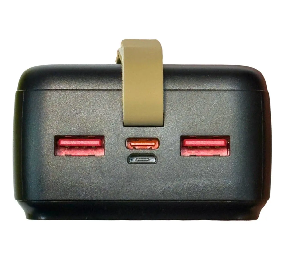 Універсальна мобільна батарея Powerbank Awei PA-12 30000 mAh 22,5W зі швидким заряджанням Чорний Київ - фото 3