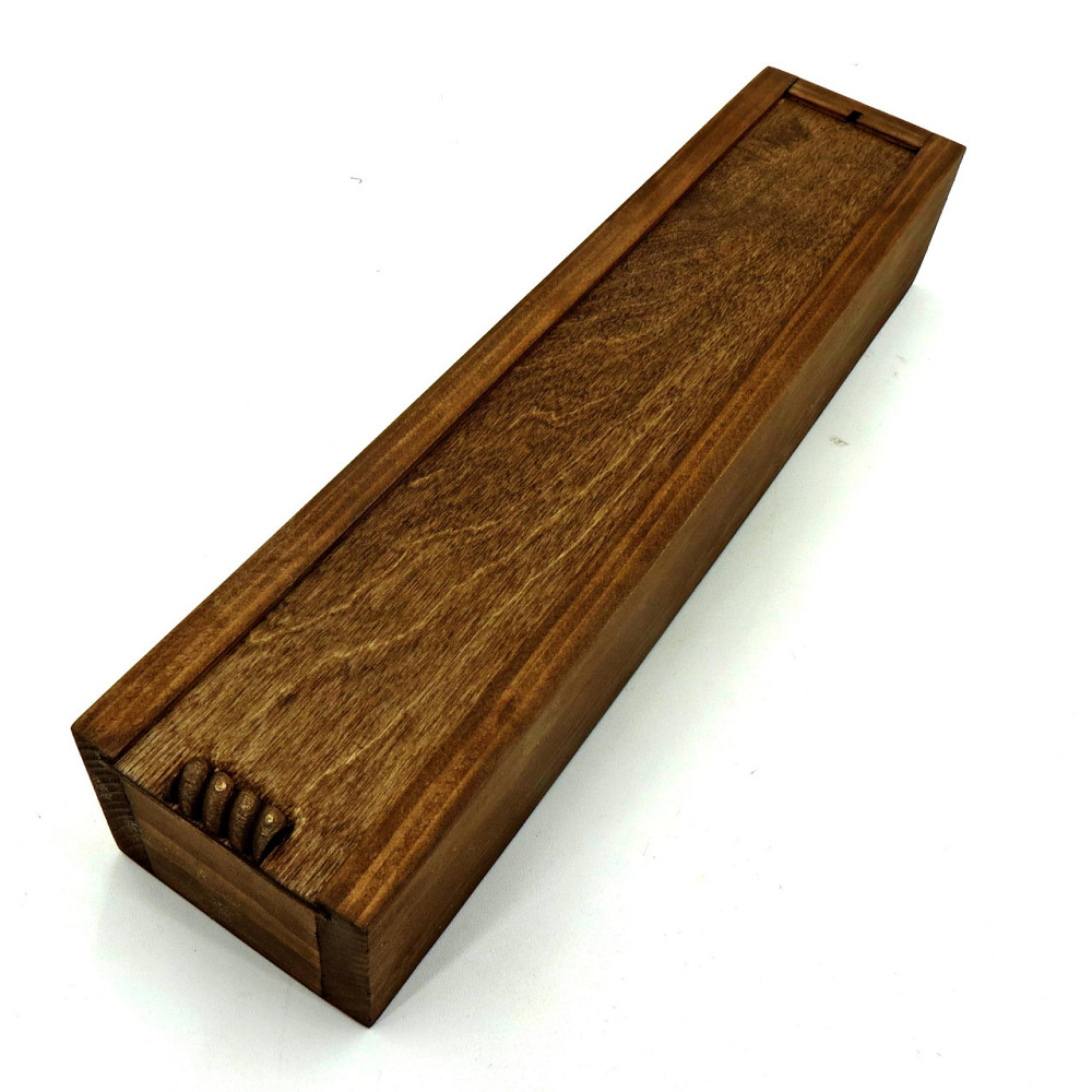 Пенал дерев'яний "Петунія фанера 34х7х8см" капучино Миколаїв - фото 4