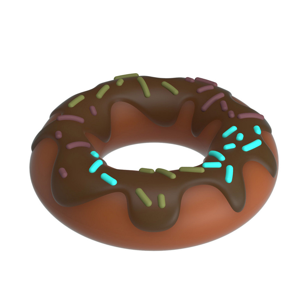 Кільце для члена Pretty Love Choco Super Donut Silicone Cock Ring Sex Aura Київ - фото 4