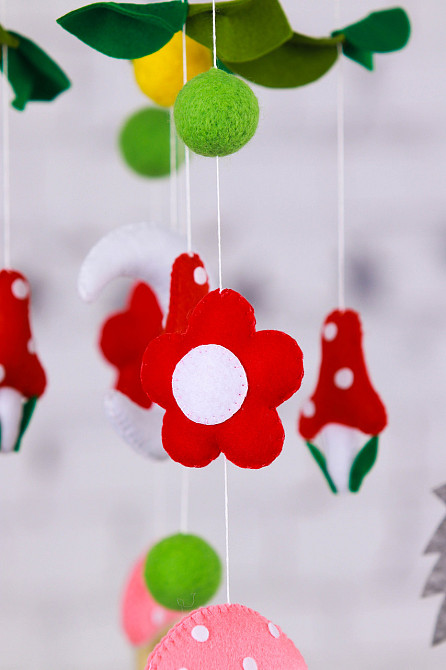 Мобіль на ліжечко WoollyFox «Лісова полянка» Київ - фото 5