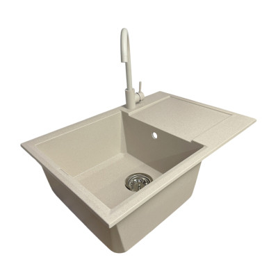 Мойка кухонная Adamant Horizon Medium Avena + змішувач (4824296104406) Вінниця - фото 1