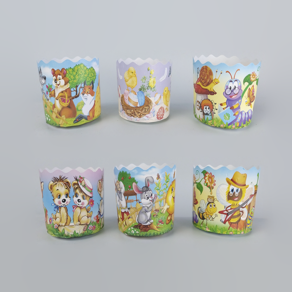 Форми для Пасок 100 гр d70 h65 Казкова 50 шт/пач. Харків - фото 1