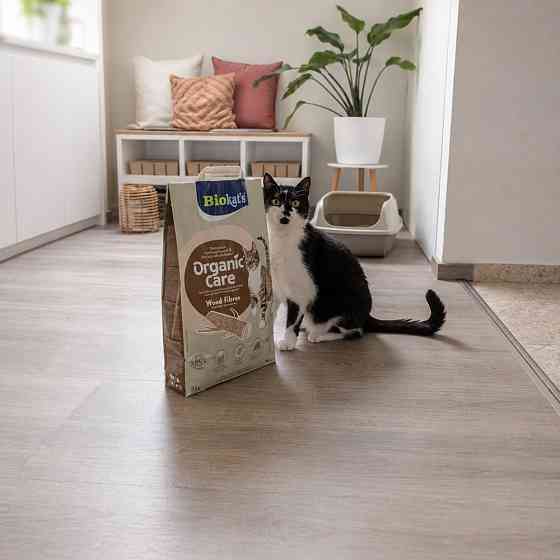 Наповнювач деревний Biokats для котячого туалету Organic Care 30л/11,4кг Киев