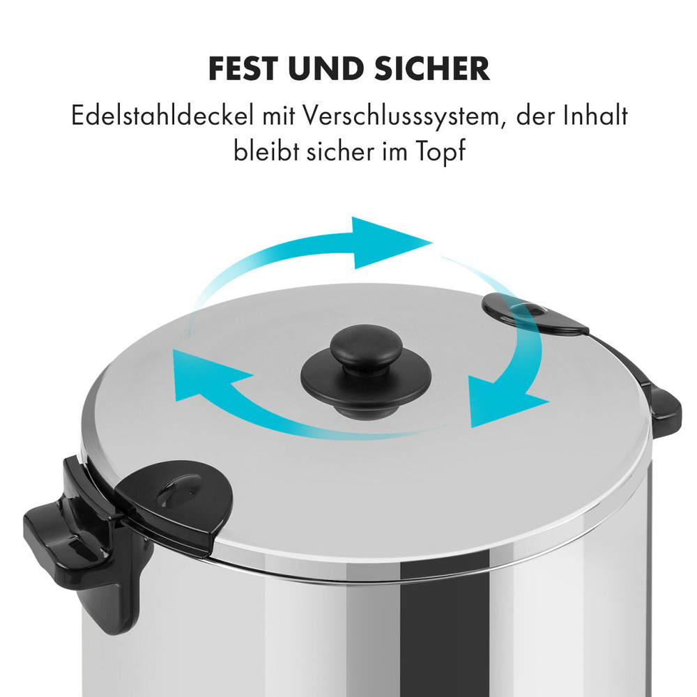 KonfiStar 50 автомат для консервування диспенсер для напоїв 2500 Вт 50 л 110 °C 120 хв неіржавка сталь 50 л Рівне - фото 3