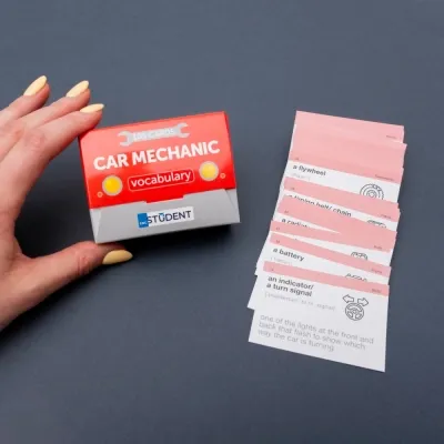 Обучающий набор English Student Карточки для изучения английского языка Car Mechanic (укр.) (591226003) Винница - изображение 6