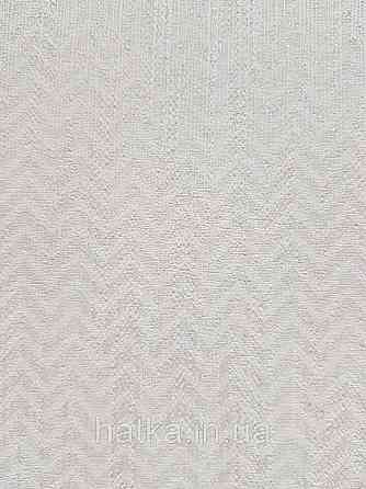 Шпалери вінілові на флізеліні AdaWall Ada Kids метрові дитячі смуги зигзагом біло-сірі Київ