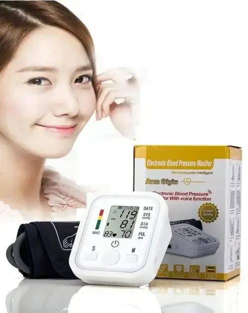 Плечевой тонометр цифровой  Тонометр Arm Style B02R, память на 99  измерений, работа от батареек или сети Одесса - изображение 1