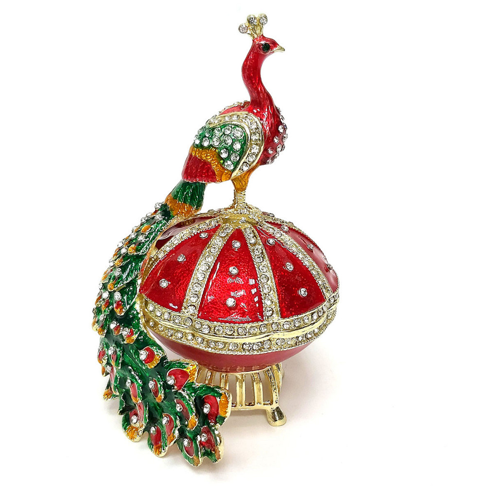 Шкатулка для драгоценностей из металла Павлин Киев - изображение 1