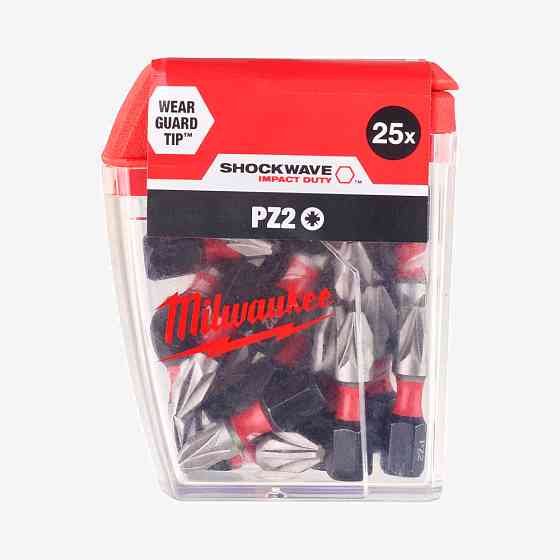 Біта SHOCKWAVE MILWAUKEE, PZ2, 25мм, (25шт) Одеса