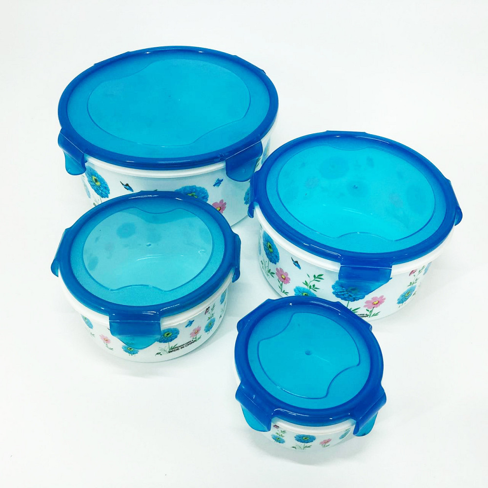 Набор пластиковых судков UNIQUE UN-1512. Цвет: голубой SK-32 Львов - изображение 4