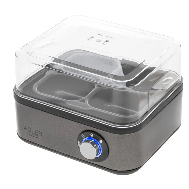 Яйцеварка на 8 яєць 800 Вт Adler AD 4486 Gun Metal EH-39 Івано-Франківськ - фото 5