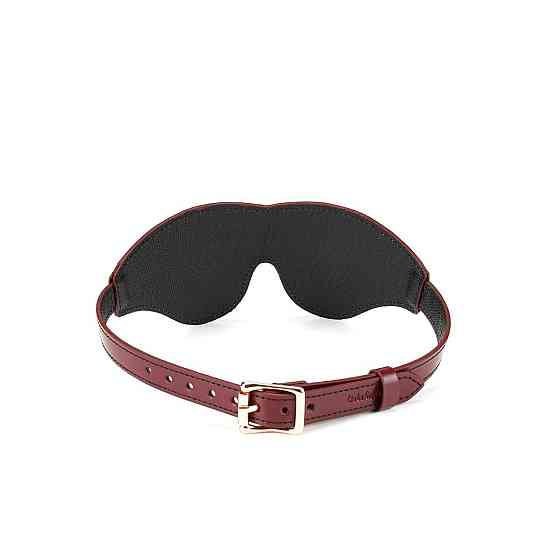 Кожаная маска на глаза Liebe Seele Wine Red Blindfold Sex Aura Киев