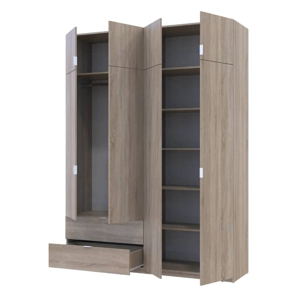 Шафа для одягу Doros Лукас Дуб Сонома 180х50х240 DRS-011620 (80737731) Дніпро - фото 2