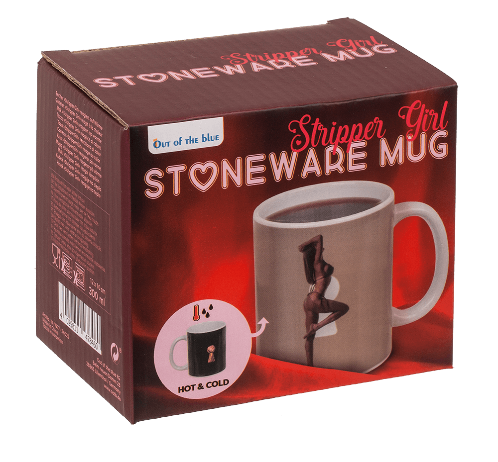 Чашка з термоефектом Stoneware Mug Stripper Girl, 300 мл Sex Aura Київ - фото 9