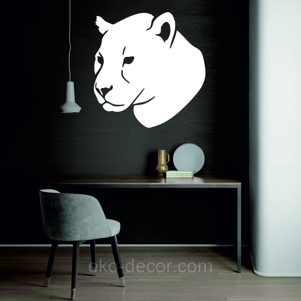 Декоративное настенное Панно «Пантера», Декор на стену 90*86 см, Белый Киев - изображение 4