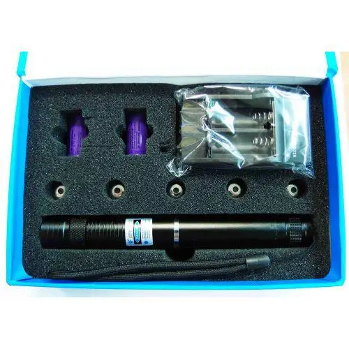 Лазерна указка YX-B008 50000mW з насадками (Синій промінь) Вінниця - фото 6