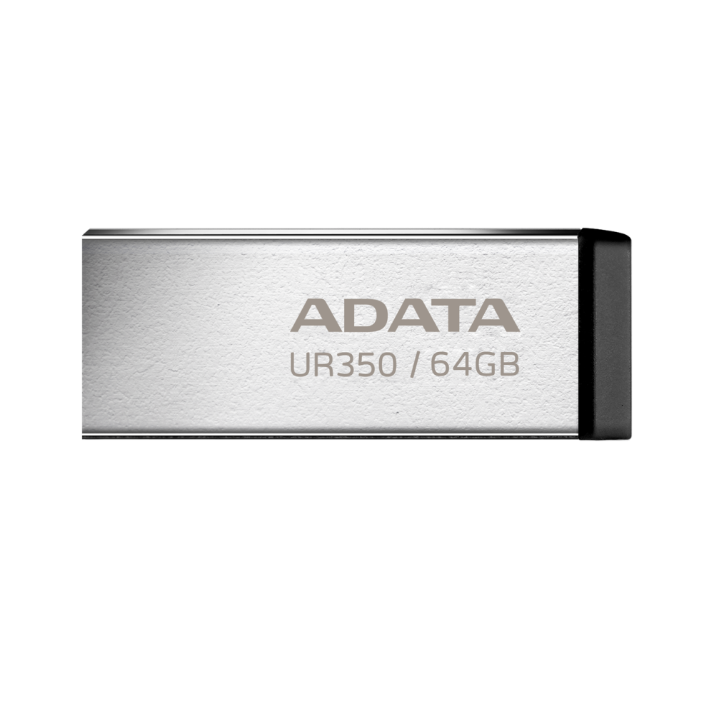 Флеш-накопичувач ADATA USB 3.2 UR 350 64Gb Silver/Black Одеса - фото 1