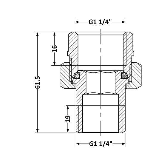 Сгон-американка Thermo Alliance Standart 1 1/4