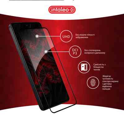 Стекло защитное Intaleo Full Glue Xiaomi Redmi 13 Black (1283126592935) Винница