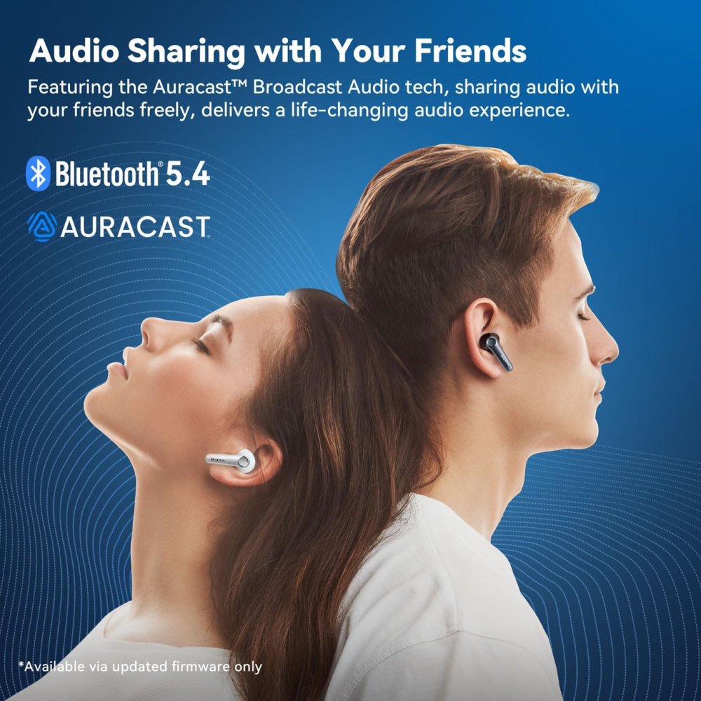Бездротові навушники EarFun Air Pro 4 White TWS Bluetooth 5.4 з адаптивним ANC, Hi-Res Audio та вологозахистом Київ - фото 8
