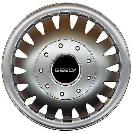 Автомобільні модельні ковпаки R15 Geely 320 4шт, SJS, сріблясті Київ