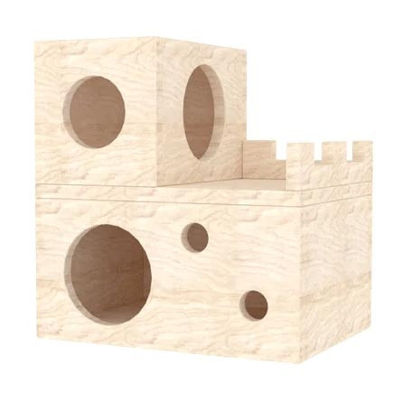 Домик для шиншиллы 