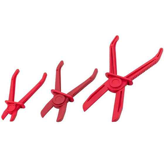 Комплект зажимів для пережимання шлангів та патрубків (15-60мм), 3пр. ROCKFORCE RF-903G12 Одесса