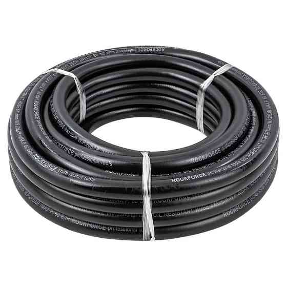 Шланг гумовий армований маслостійкий 8мм х 15мм х 10м Rockforce RF-AHC-55/7B Одеса