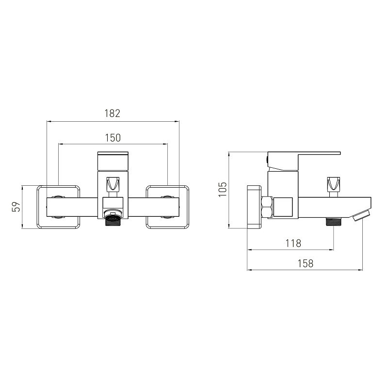 Смеситель для ванны VOLLE PARDO cromo хром 1548.030101 Киев - изображение 2