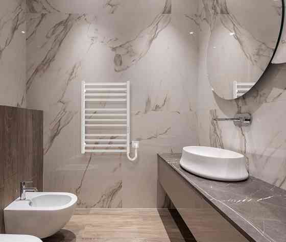 Електрична рушникосушка HF London 770х530 TR K біла матова Київ