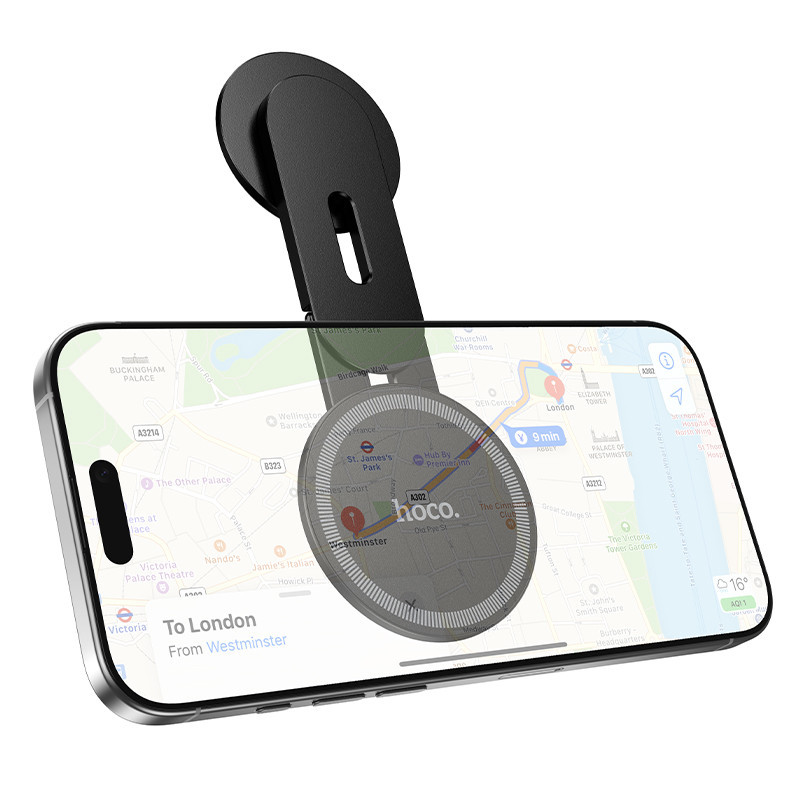 Автомобильный держатель для телефона HOCO H93 Stable magnetic case screen holder(display screen) Black Одесса - изображение 11