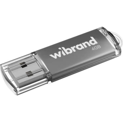 USB флеш накопитель Wibrand 4GB Cougar Silver USB 2.0 (WI2.0/CU4P1S) Винница - изображение 1
