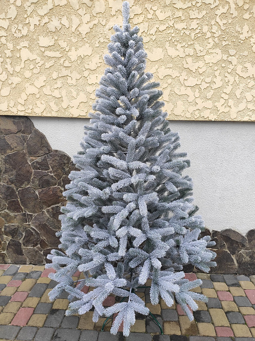 Елка искусственная литая заснеженная Буковельская 210см 2,1м Киев - изображение 1