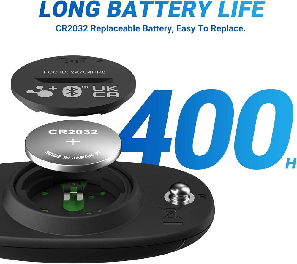 Нагрудный пульсометр, ремень монитор сердечного ритма с Bluetooth ANT+ IP67 для iOS Android Strava для спорта Киев - изображение 6