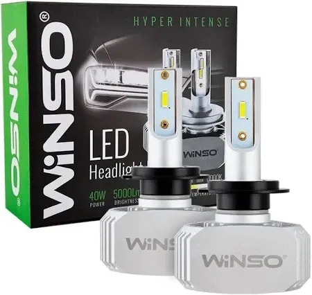 LED лампа WINSO H7, 12/24V, 50Вт, 5000Лм, 6500K, CSP3570 (794700) Ковель - фото 1