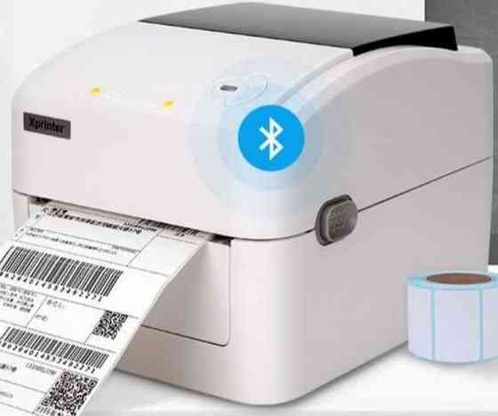 Принтер этикеток Xprinter XP-420B WI-FI+USB подходит к Новой Почте. Харьков