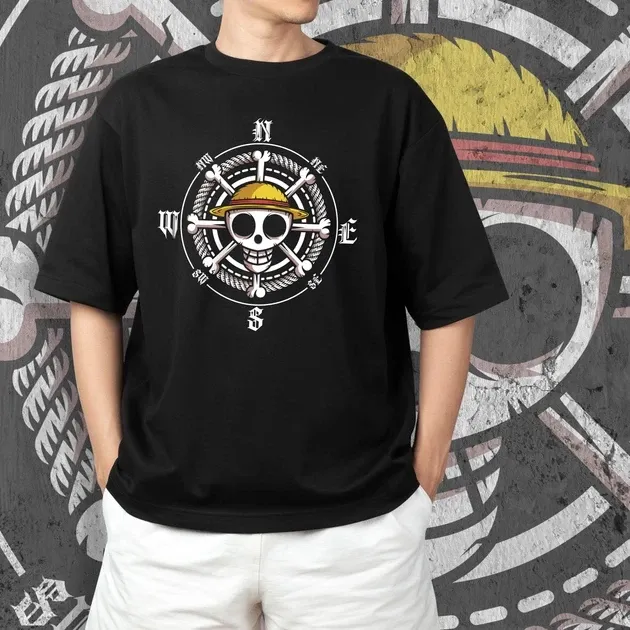 Футболка чоловіча з  принтом Ван Пис Компас Розмір 48 Anime0200 Дніпро - фото 3