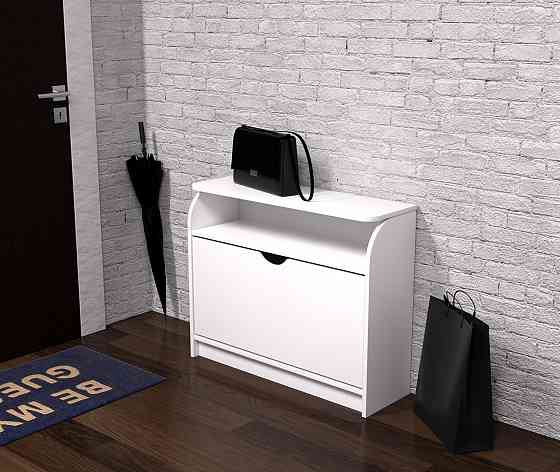 Тумба для обуви №3, Белый, 800/250/650 Львов