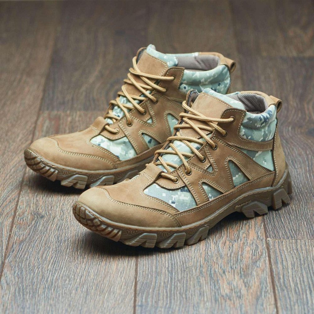 Тактические кожаные кросовки. Кордура,прочные .Койот ,ЗСУ. 40 (26,5 ) 46 (30,5) Харків - фото 1