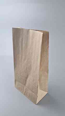 Пакет с дном бумажный крафт бурий, 150х90х300, 65г/м2 (25 шт) Харьков