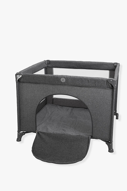 Манеж дитячий квадратний VELANO Cubo, dark grey Київ - фото 4